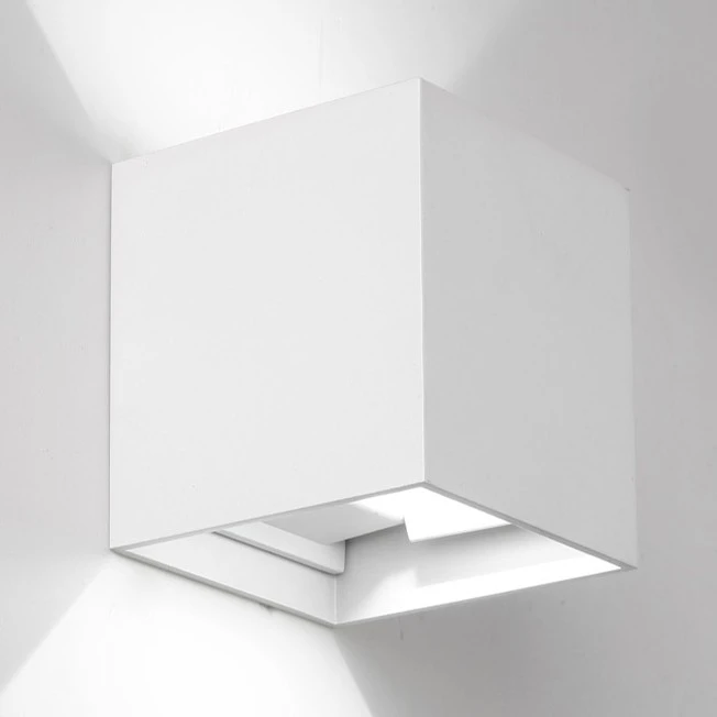 Aluminum Adjustable Cube Garden Wall Lamp